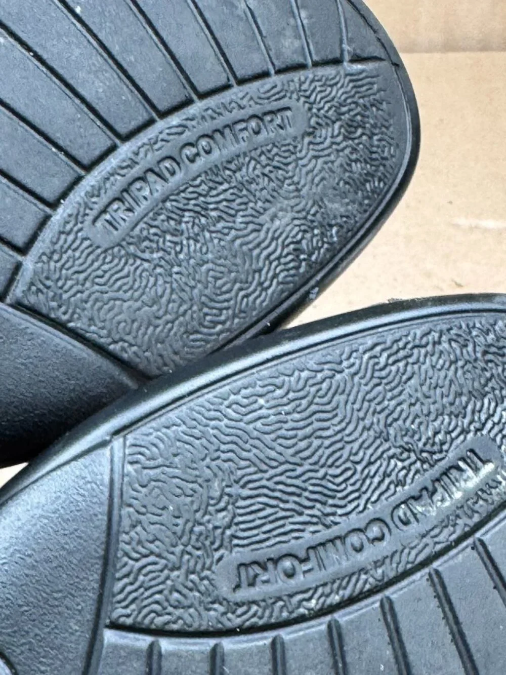 SAS Women's Metallic Gray Leather Comfort Sandals Size US 6 W